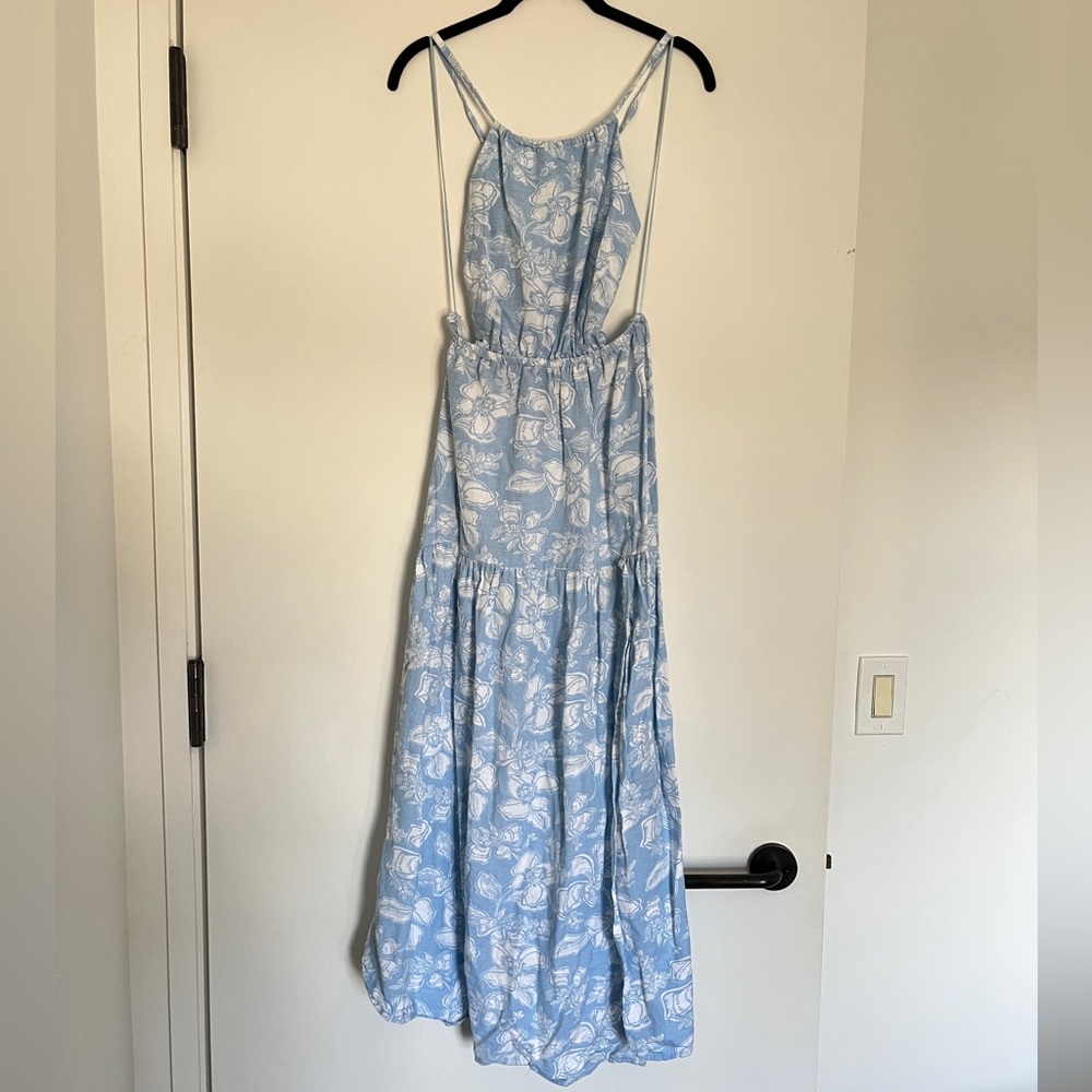 L Space Blue Floral Dress